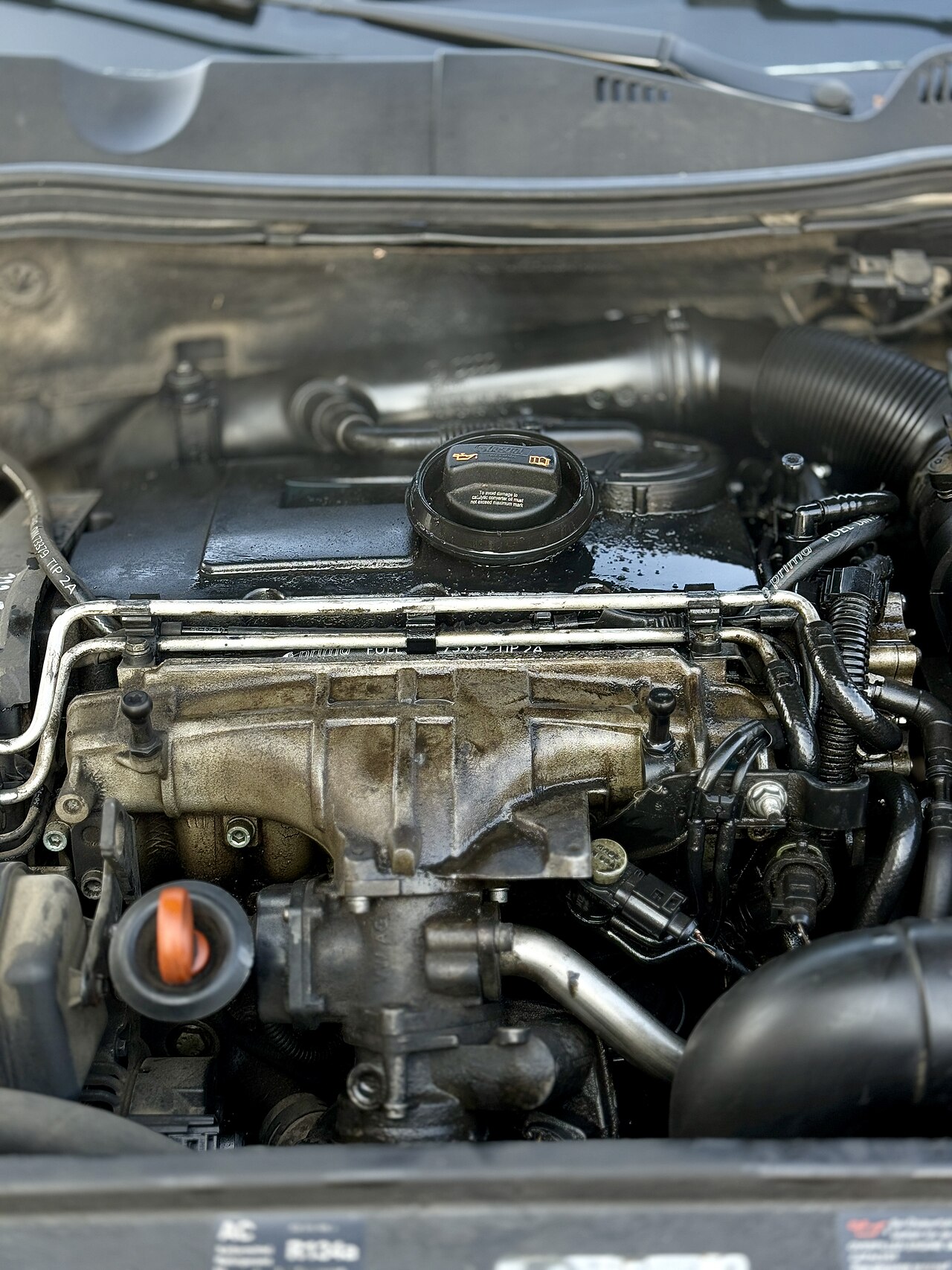 el aceite del coche