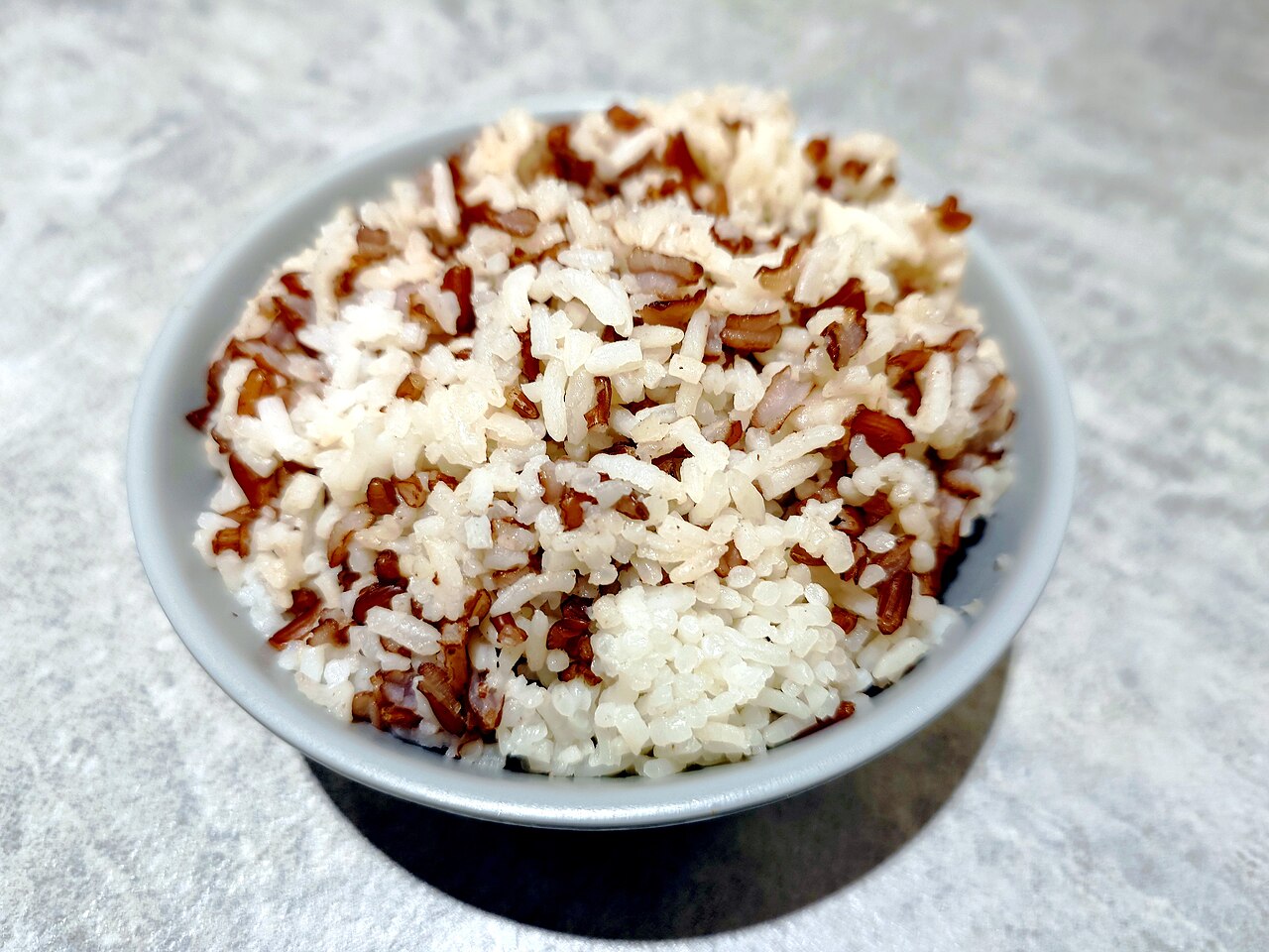 el arroz cocido