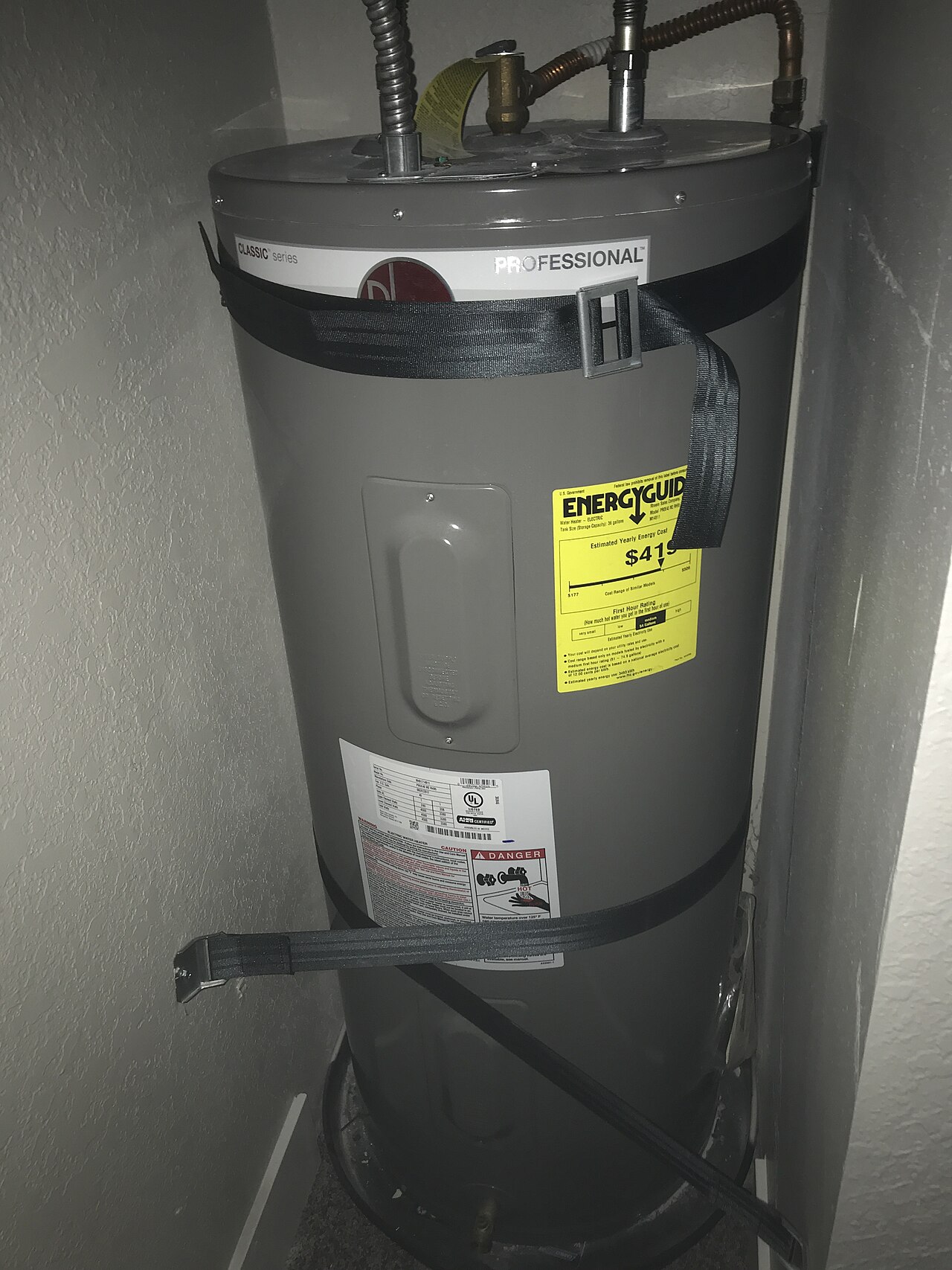 un termo eléctrico