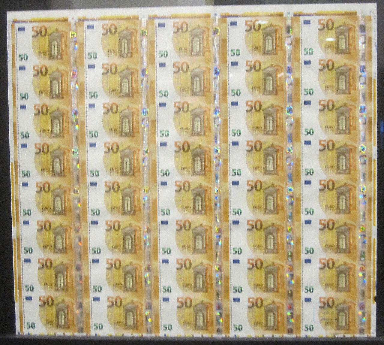 un billete de 50 euros