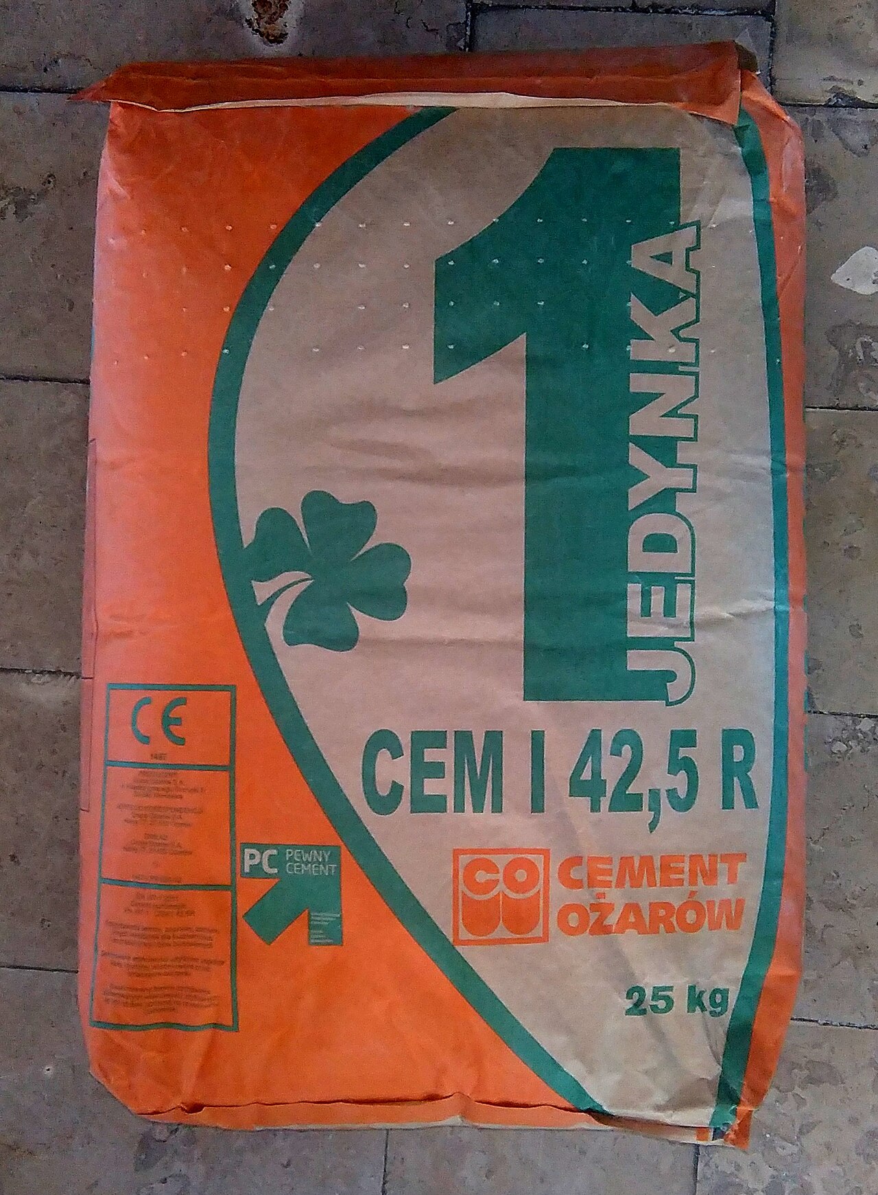 un saco de cemento
