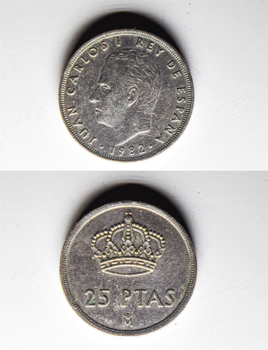 25 pesetas de Juan Carlos I