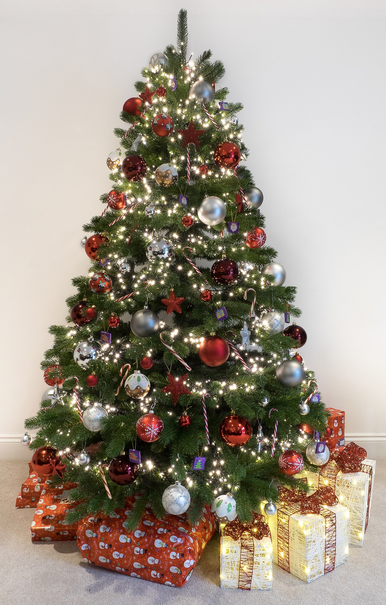 un árbol de Navidad