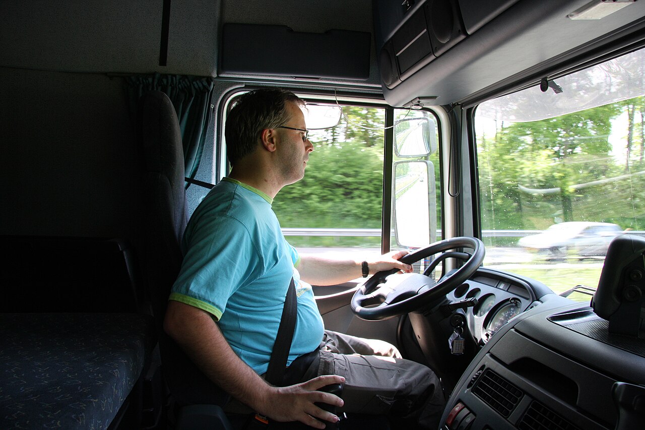 un camionero