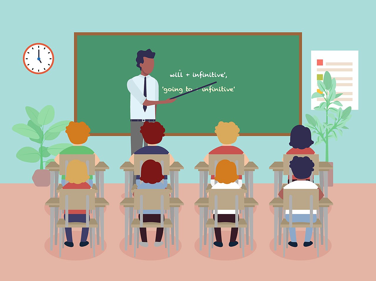 un curso de inglés