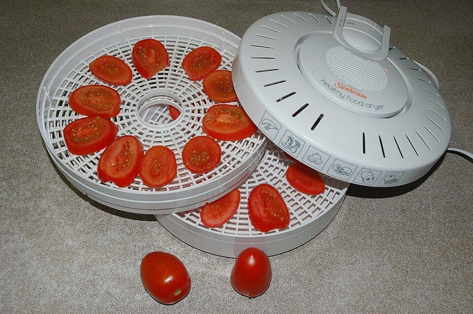 un deshidratador de alimentos