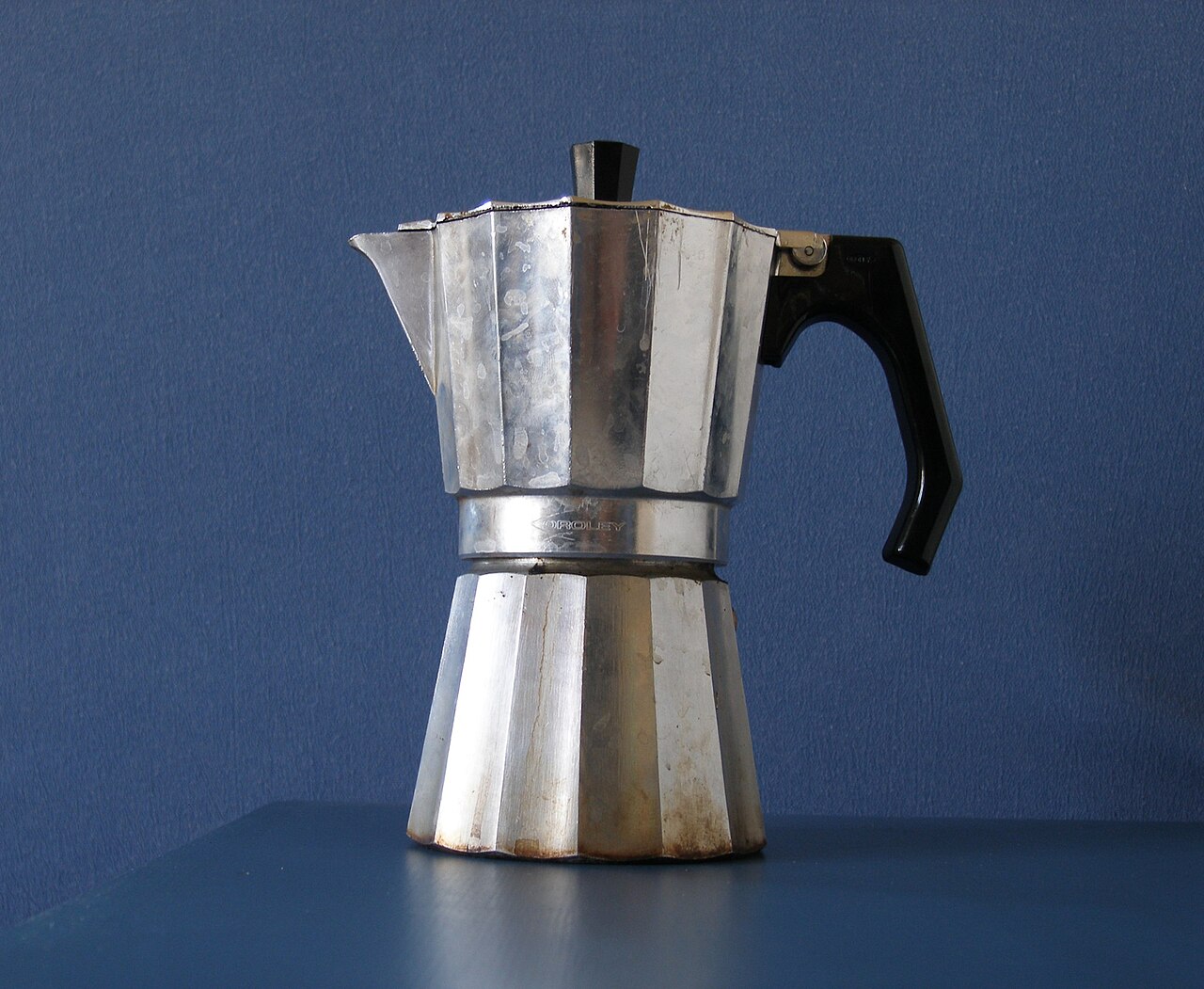 una cafetera