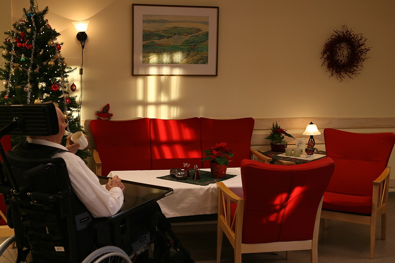 una residencia de ancianos