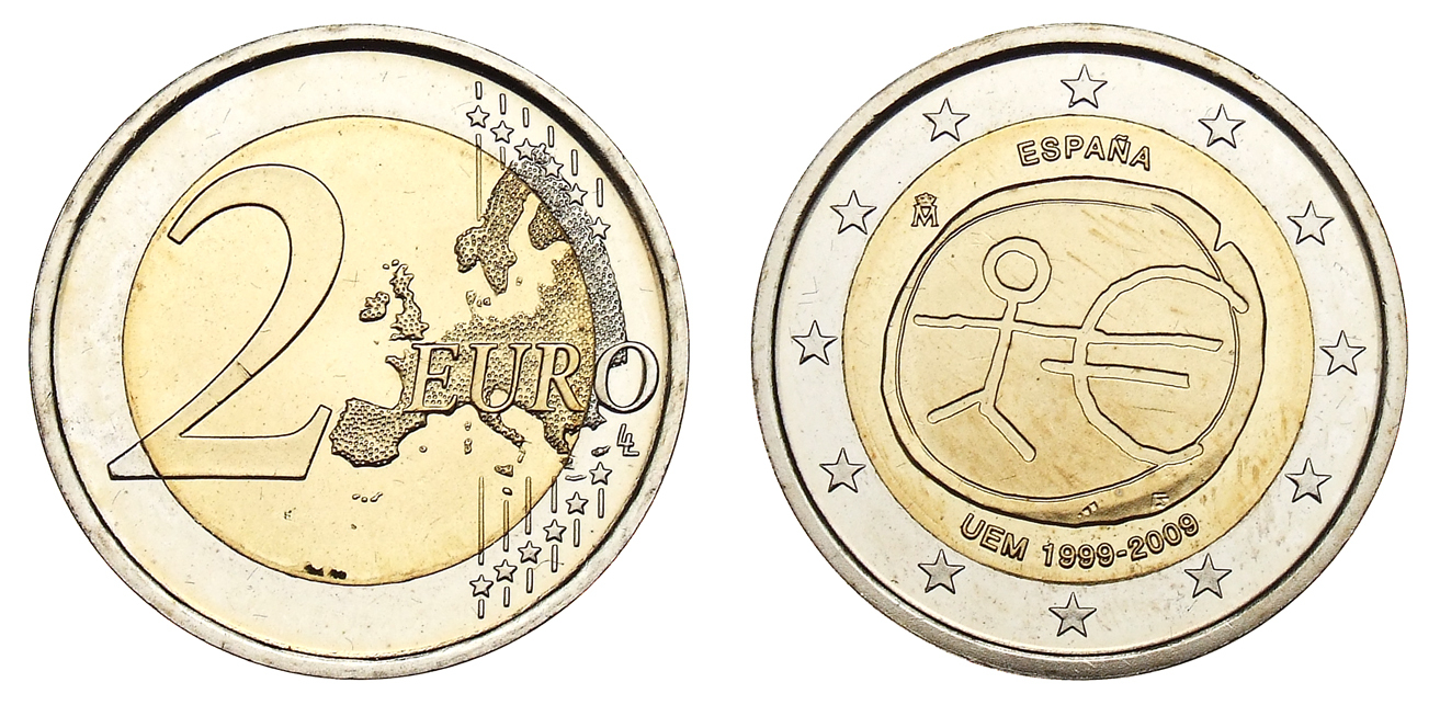 2 euros conmemorativos de España